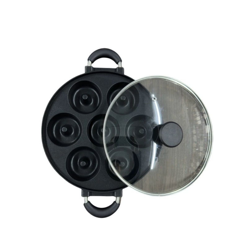 New octopus balls fried egg cooker without coating egg dumpling pot household non -stick pot to deepen egg burger aluminum mold