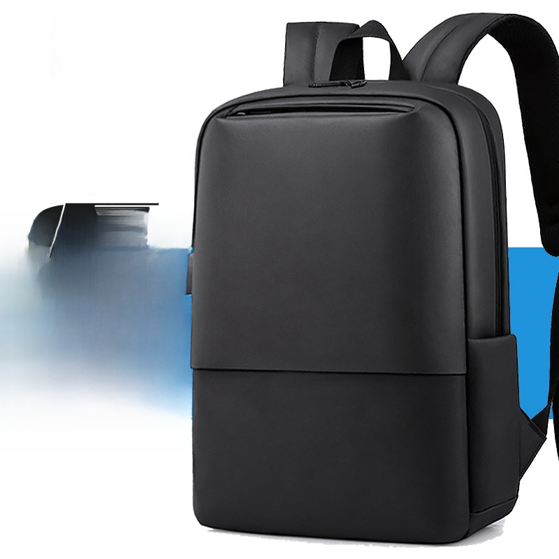 New Commuter Men's Backpack Casual Business Waterproof Computer Backpack Men's Business Bag Gift Set Logo