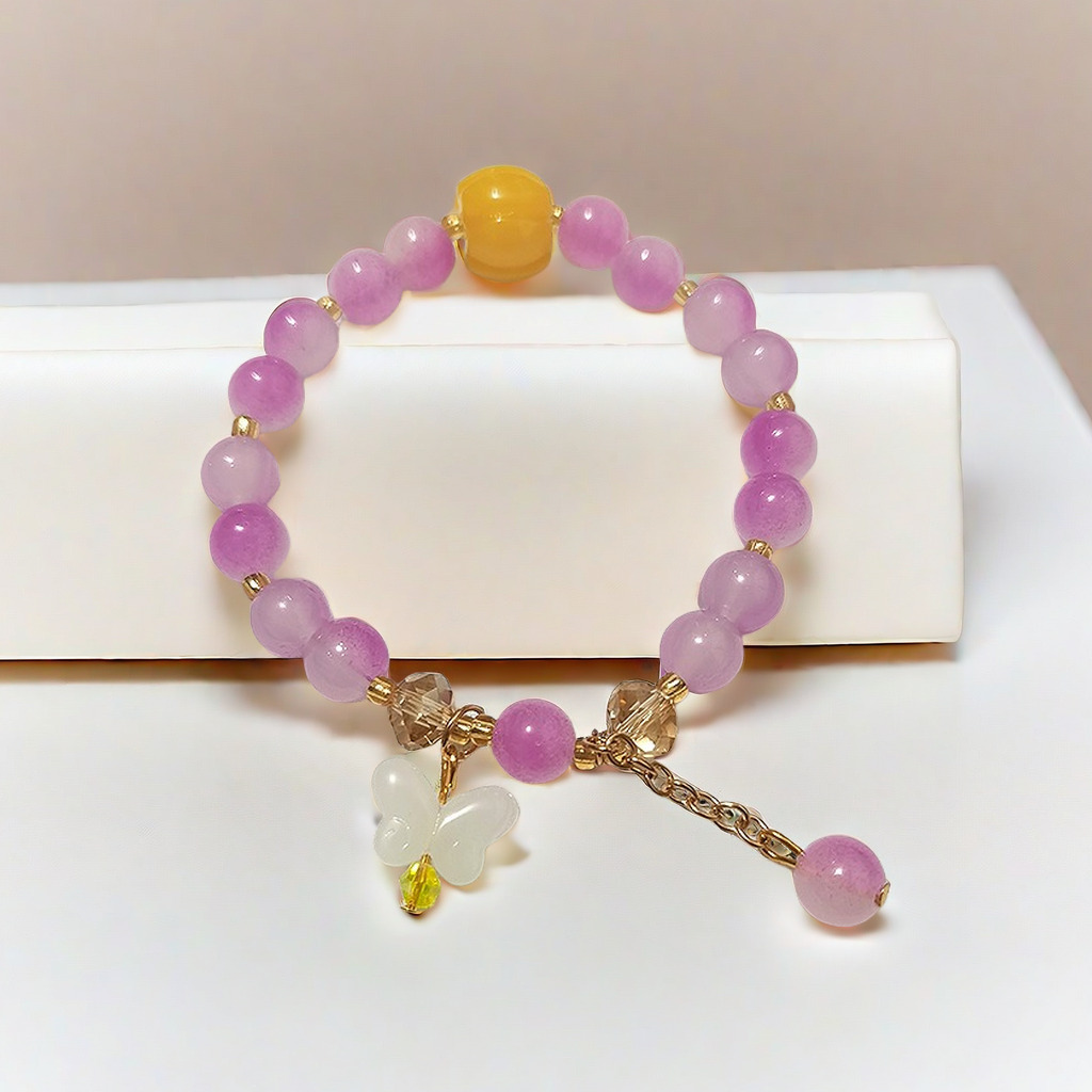 Pulsera de Lirio de los Valles Súper Hada, Promoción Especial 2025, para Mujer, Fresca y Única, Sensación de Alta Gama, Regalo de Pulsera con Cuentas para Mejor Amiga Estudiantil