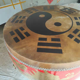 寺院庙鼓战鼓寺院鼓景区鼓楼大鼓舞台特大鼓各民族舞台表演牛皮鼓