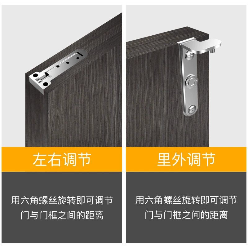 Adjustable rotating hinge, invisible shaft, tear-off sheet