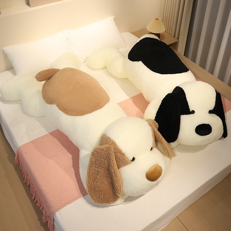 Perro dormido, peluche, animales al por mayor, juguetes lindos, almohada de peluche, almohada de peluche, cama de perros, niñas