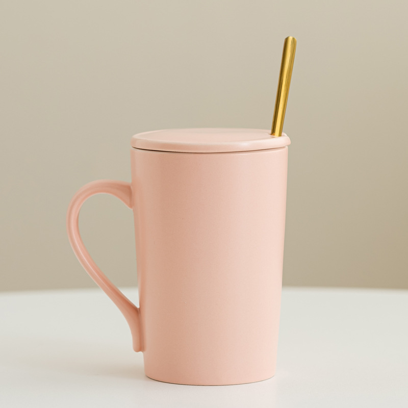 Esmalte mate taza de cerámica taza de macarón taza de agua inswind taza de café minimalista nórdica impresa