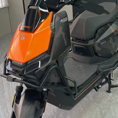 Motorcycle tail: Xiaoniu Rear Backrest Electric