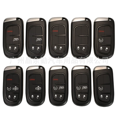 Suitable for Jeep Free Light Dodge Ram Car Key Shell Big Commander Smart Remote Control Replacement Key Shell