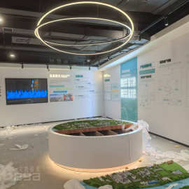 企业展厅展柜制作 公司展览展厅产品展示架 文化墙制作 全国安装