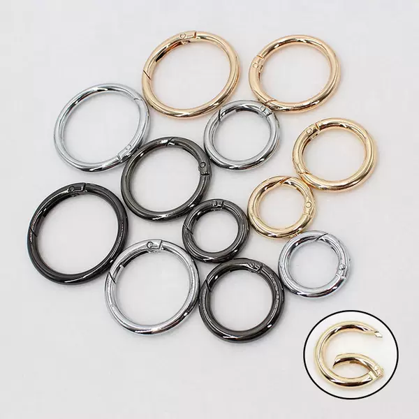 Metal Ring Round Buckle Round Ring Buckle Round Ring Buckle Spring Ring Open Ring Bag Ring Buckle Bag Accessories Hardware