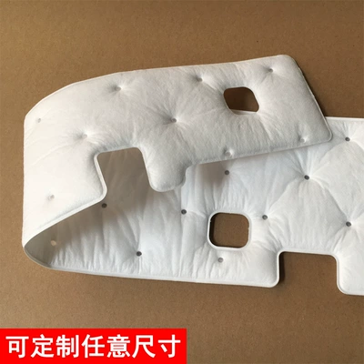 Special-shaped parts edge sealing two-component sound-absorbing cotton white non-woven PP Windsor Cotton environmentally friendly flame retardant car sound insulation Cotton (Car sound-absorbing cotton)