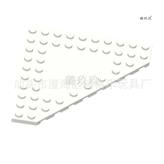 【50G起订】跨境MOC国产乐兼容高92584积木10x10切角楔形板零件