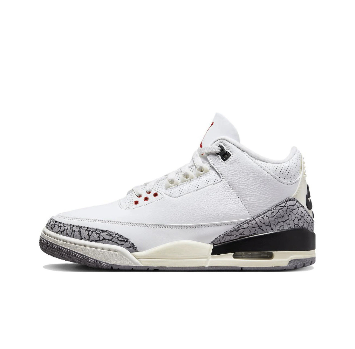 Putian Junyuan AJ3 Zapatillas de baloncesto de combate real Fujiwara Hiroshi Racing North Carolina Blue Sakura Polen Joe 3 hombres y mujeres cojín de aire blanco rojo