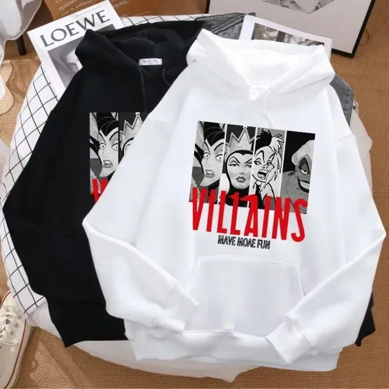 Anime Hoodie Cartoon Villain Printed Sweatshirt Autumn Wome