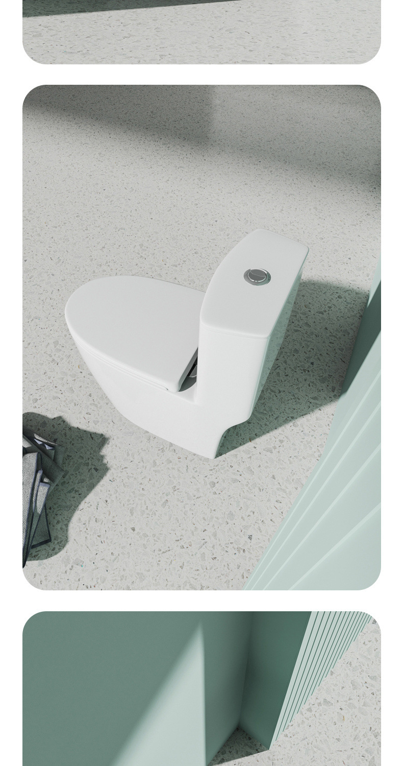 Toilet, household large-diameter siphonic flush anti-odor bathroom water tank, toilet on Amazon undefined