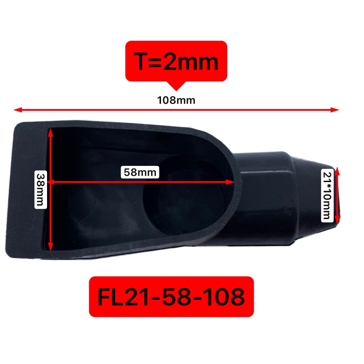 源头厂家硅胶新能源端子护套电力铜排护套电瓶护套阻燃耐高温