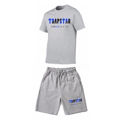 Camiseta de manga corta de algodón para hombres de verano de comercio exterior ins marca de moda camiseta suelta para hombres de todo fósforo Top deportivo