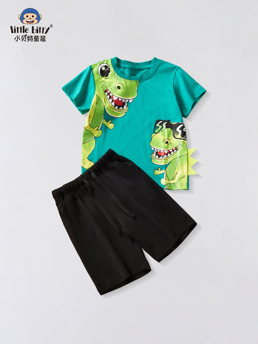 25 años nuevo traje para niños verano camiseta de manga corta para niños verano traje de manga corta para niños camiseta para niños nuevo traje