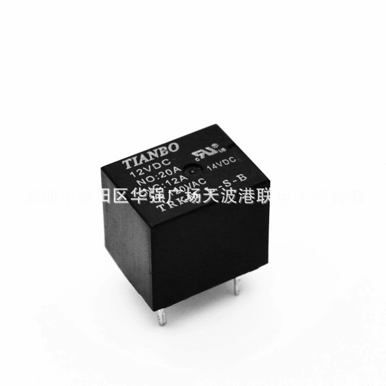 TRKML-S-H-12VDC Tianbo малое автомобильное реле, нагрузка 12A 14VDC / 7A 120VAC