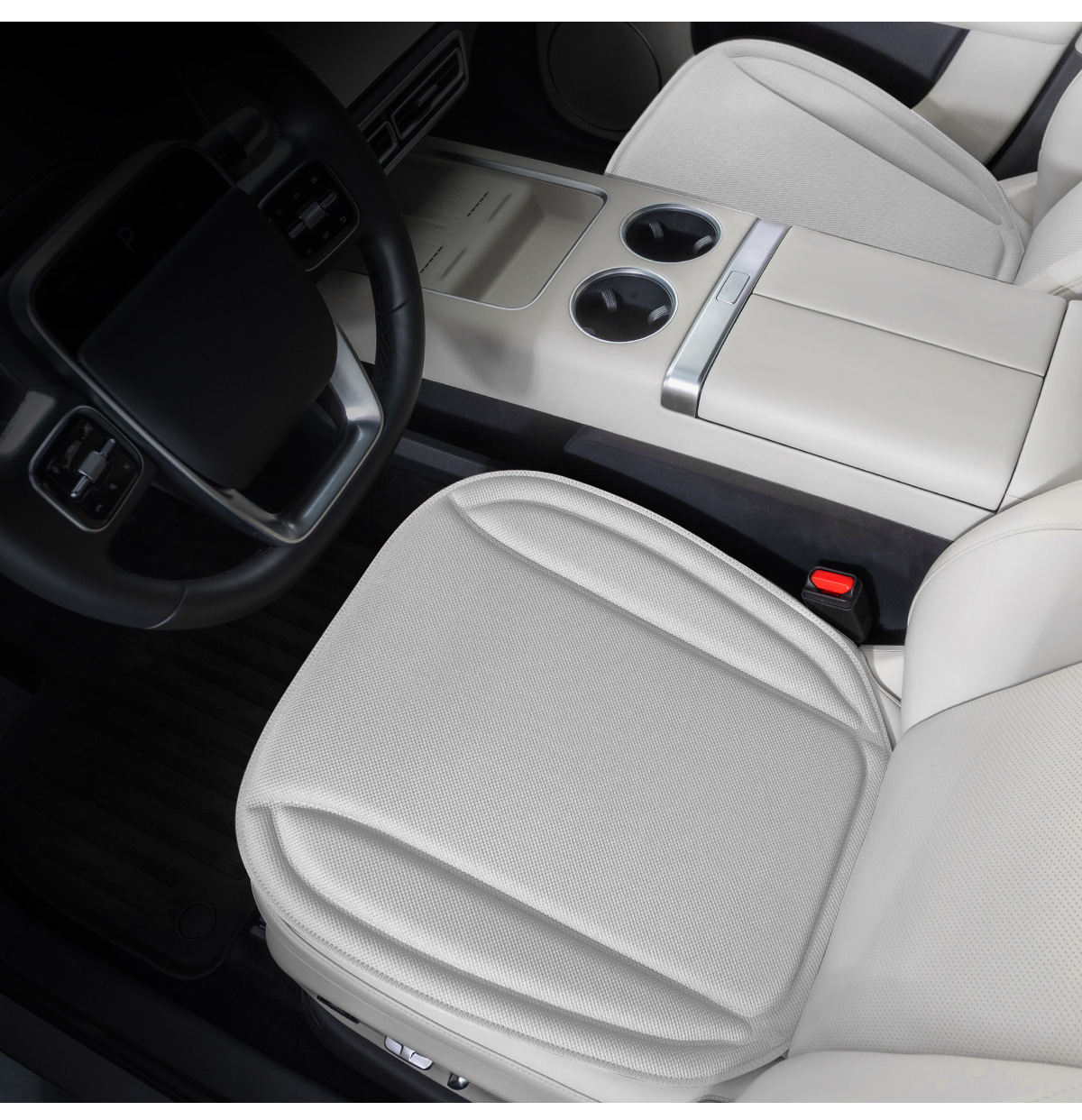New cross-border seaweed fiber one-piece molded car seat cushion, warm in winter and cool in summer, all-season latex cushion