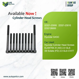 Cylinder Head Screw 22321-23000 for Hyundai Modern G4Gc 2.0L