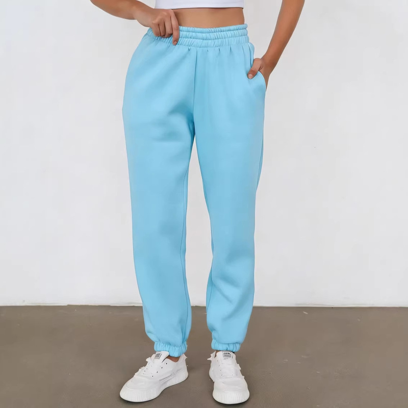 Amazon 2025 Autumn and Winter Fleece-Lined Warm Casual Versatile Sports Sweatpants for Women, Loose-Fitting Joggers