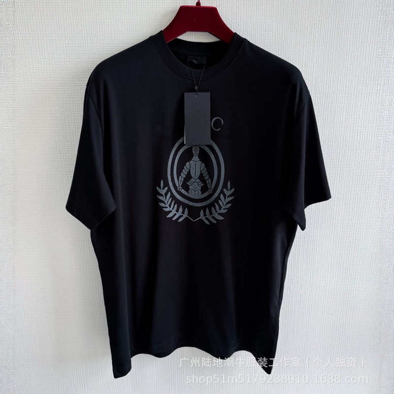 G Brand New Model 26Ss High-Quality 250g Printed Logo Round Neck Short-Sleeved T-Shirt Unisex Loose Fit G Brand New Model 26Ss High-Quality 250g Printed Logo Round Neck Short-Sleeved T-Shirt Unisex Loose Fit