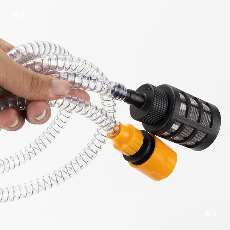 Wireless Lithium Battery High-Pressure Car Washing Machine Water Gun Accessories Water Pump Hose Household Cleaning Machine Water Inlet Pipe Connector Filter Screen