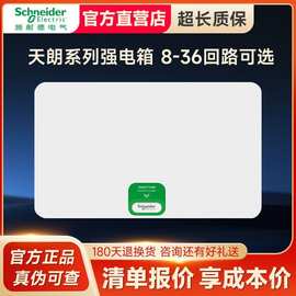 施耐德电气天朗强电箱配电箱 8/12/16/18/20/24/36回路成套配电箱
