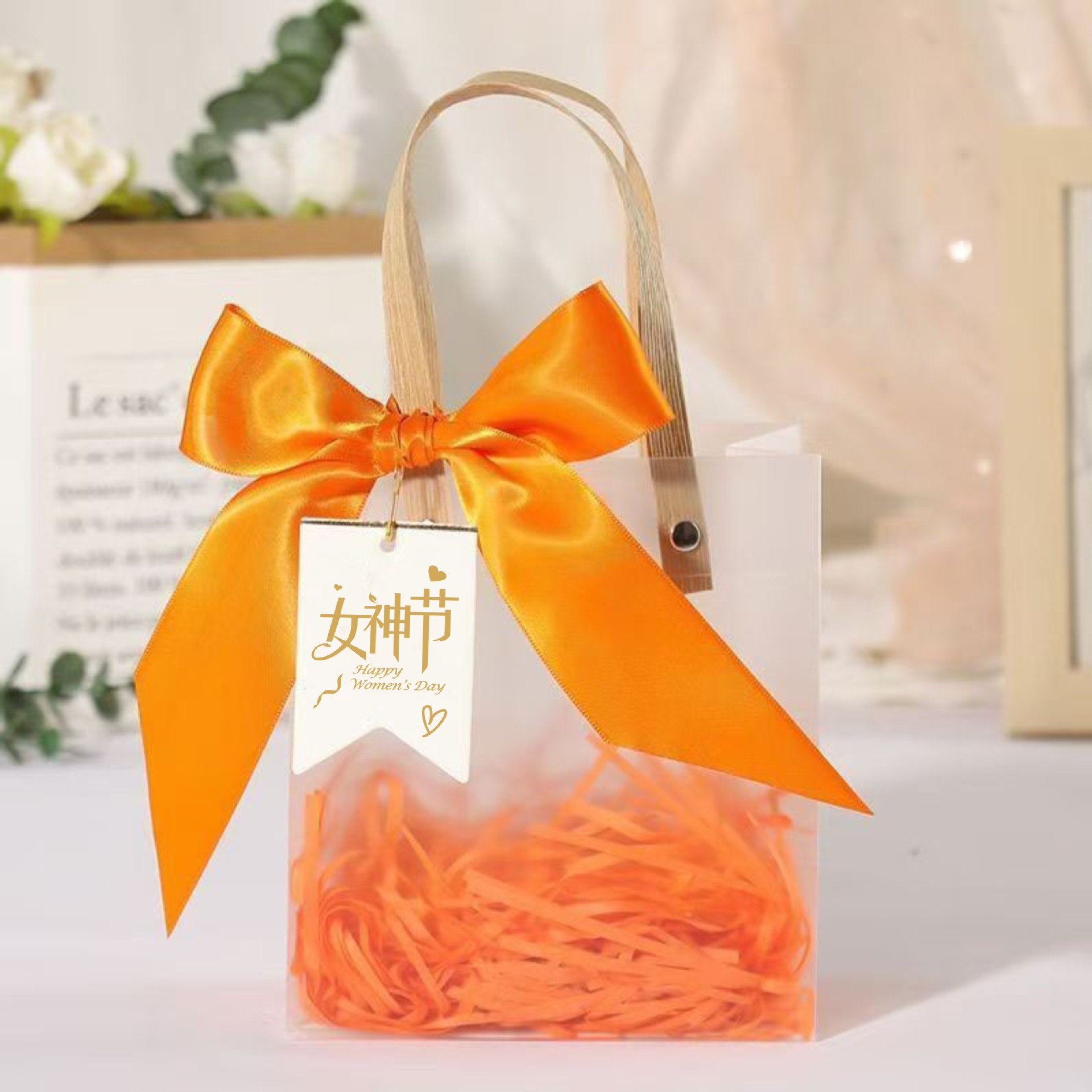 38 Bolsa de regalo, recuerdo transparente, caja de embalaje de regalo de dama de honor premium, PVC de cumpleaños para niños