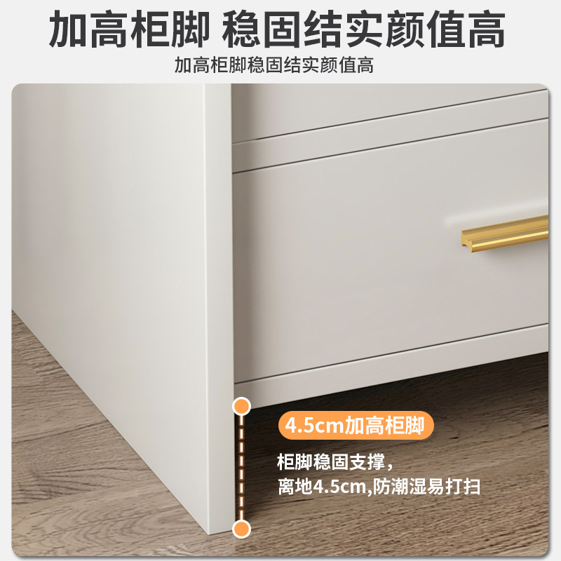 Muestras personalizadas mesas de cabecera dormitorio moderno pequeño armario mini estante armario multifuncional