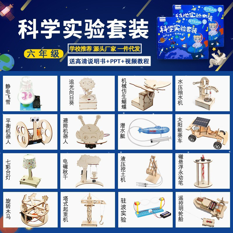 Kit de Experimentos Científicos para Niños Educativo Manual image 42