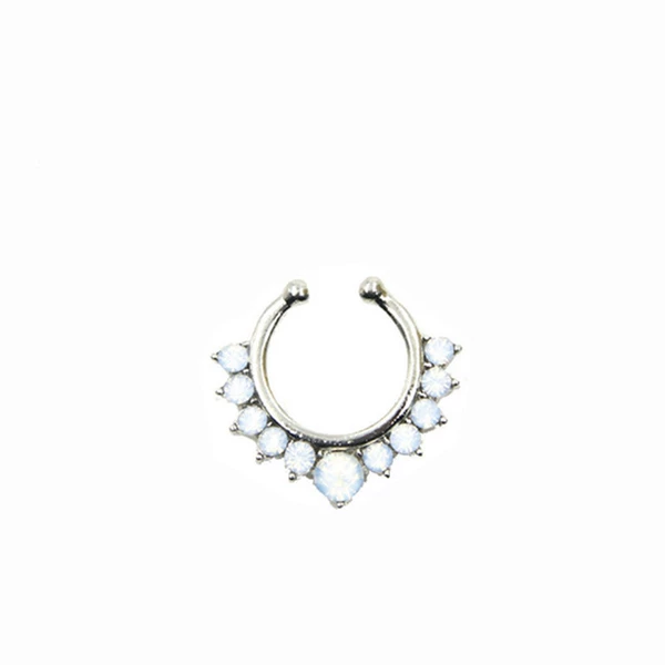Silver pole milky diamond
