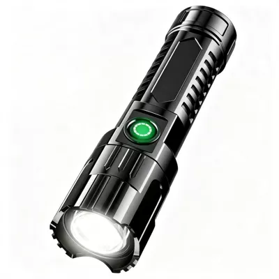 Rechargeable Flashlight, UV fənərlər - 856-flashlight-free-charging-cable