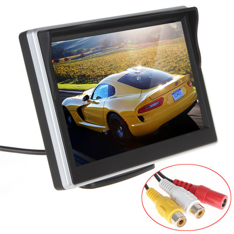 5inch Ahd Vehicle-Mounted Display Monitor with Two Video Inputs for Truck Reversing Monitoring, Exclusively for Cross-Border Use