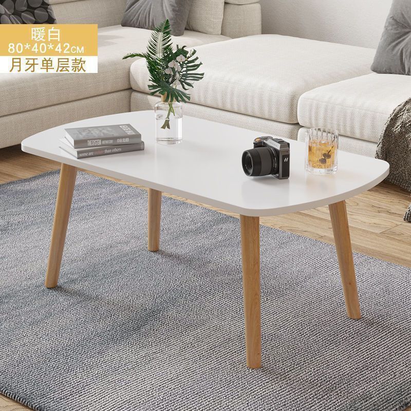Mesa de té pequeña sala de estar doméstica simple mesa pequeña sofá de lujo simple mesa de té moderna mesa cuadrada al por mayor