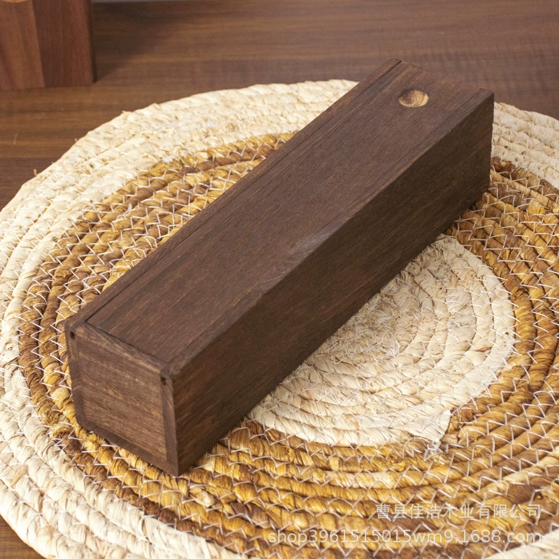 Пятно деревянная коробка для хранения каллиграфии и живописи прямоугольная коробка для канцелярских товаров