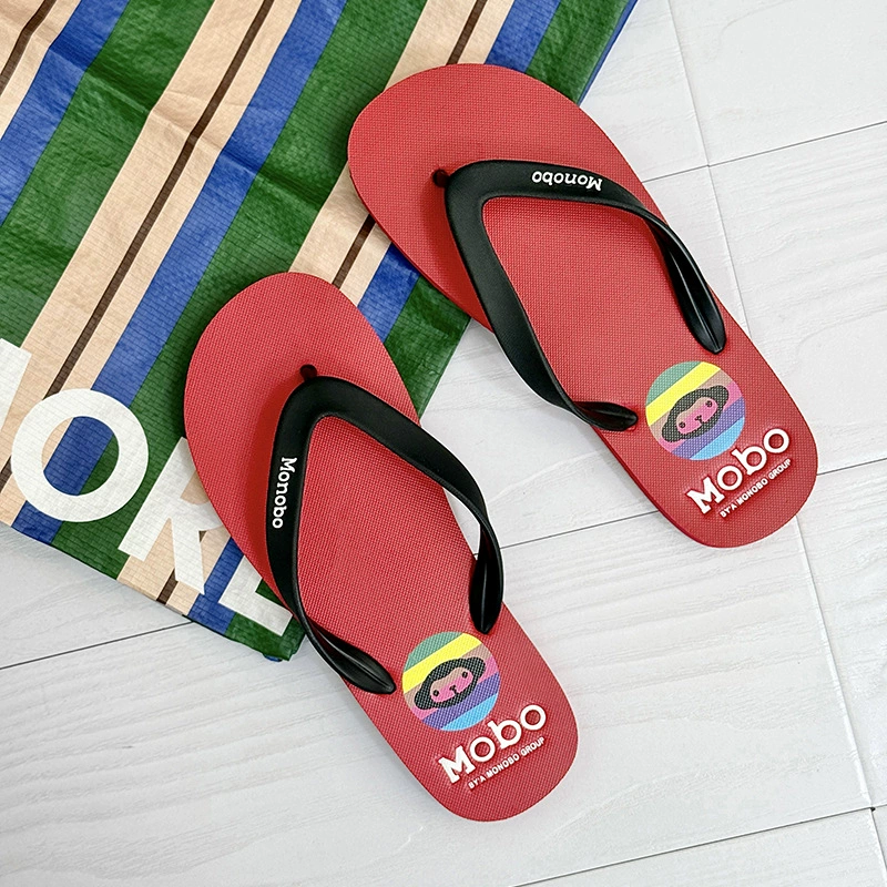 Мужские летние шлепанцы Monkey, нескользящие модные трендовые износостойкие уличные тапочки на толстой подошве с высокой подошвой для мужчин