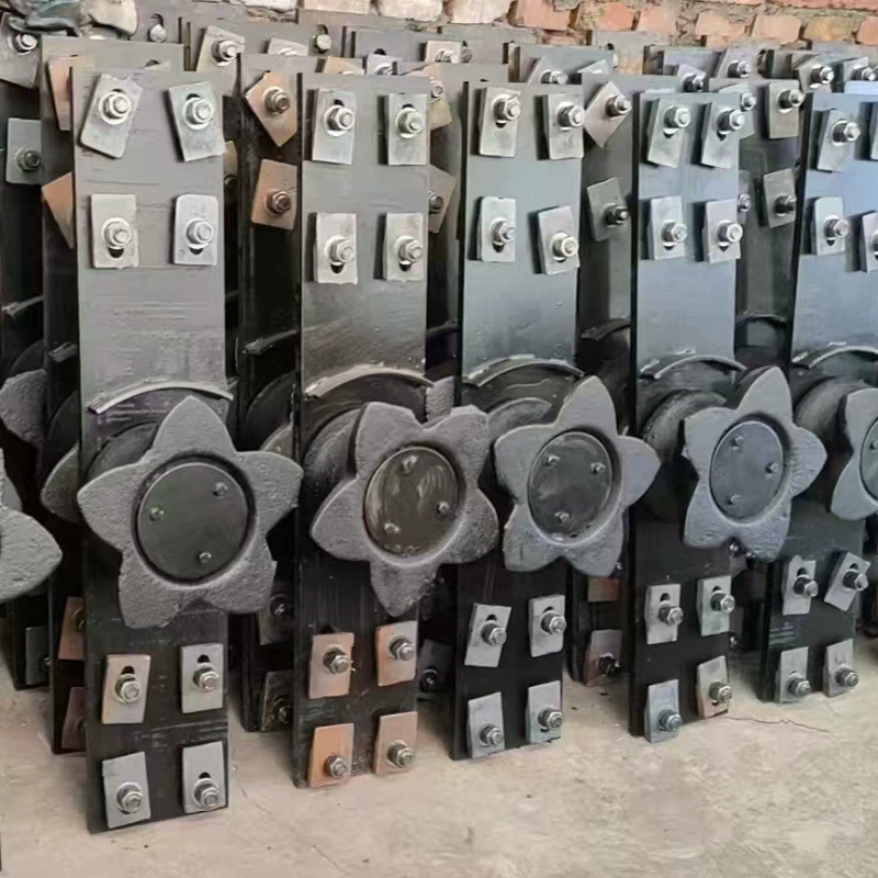Zhongsheng Mining Пятизвездочное колесо Пятизвездочное направляющее колесо 600 Расстояние между гусеницами Чугунное пятизвездочное колесо
