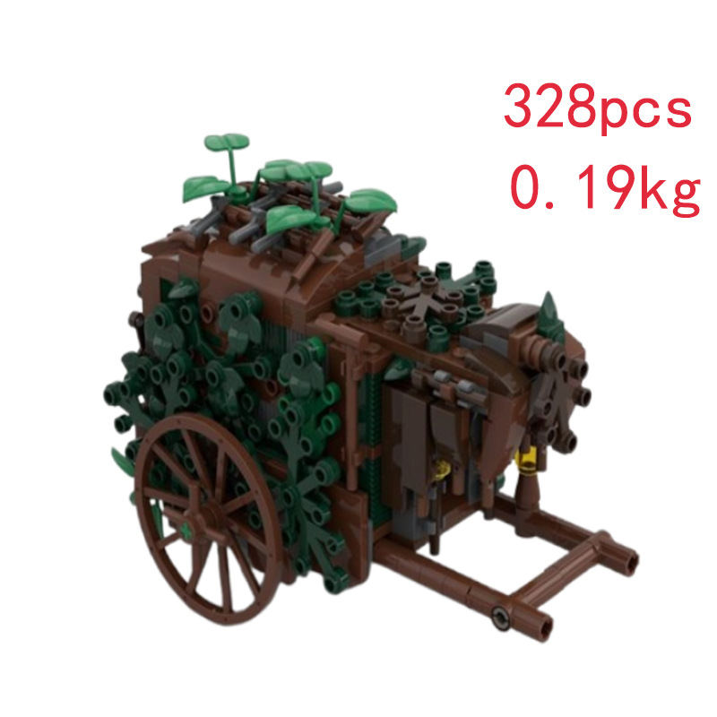 Building Block Toy Carriage Model Diy Educational Assembly Set_voghion.com