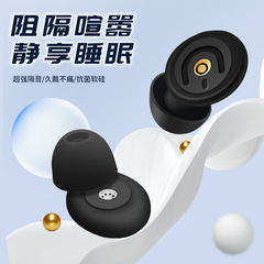 Temu爆款超级隔音硅胶耳塞 办公室午睡学习防噪音打呼噜防吵神器