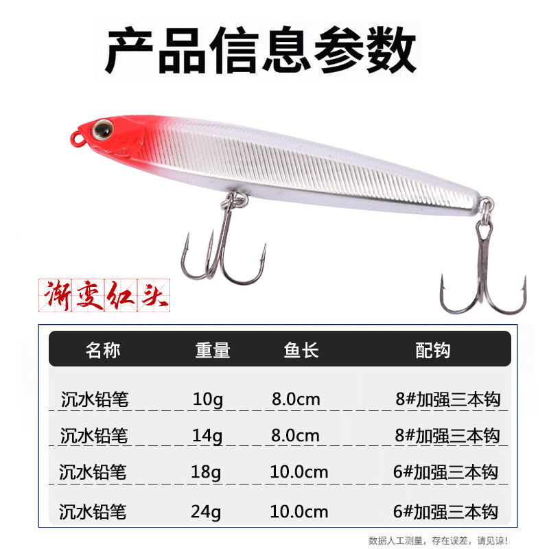 Sinking Minnow Lures Shallow Diving Minnow Baits Bass Trout Fresh Water Fishing Lure