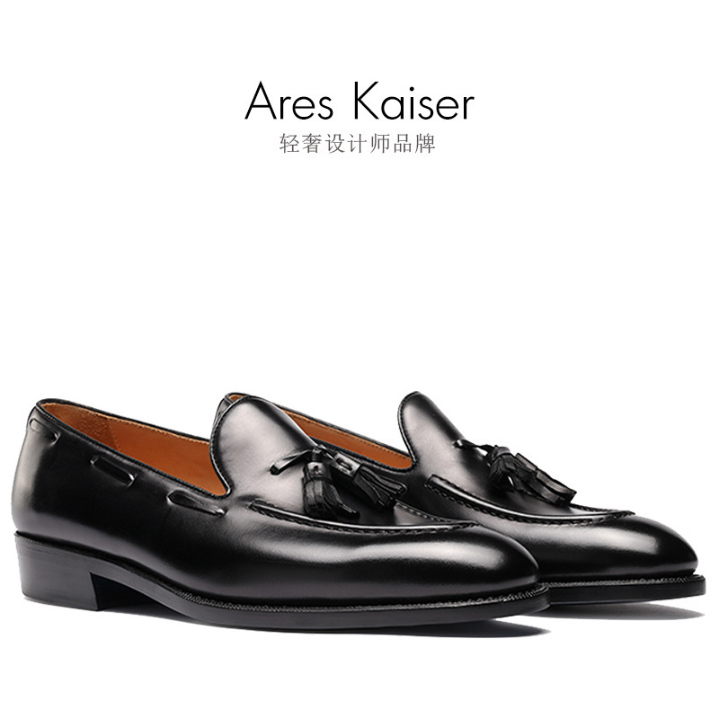 H52501 [a generation of hair] summer tassel penny feet loafers men's shoes leather big soles piano soles