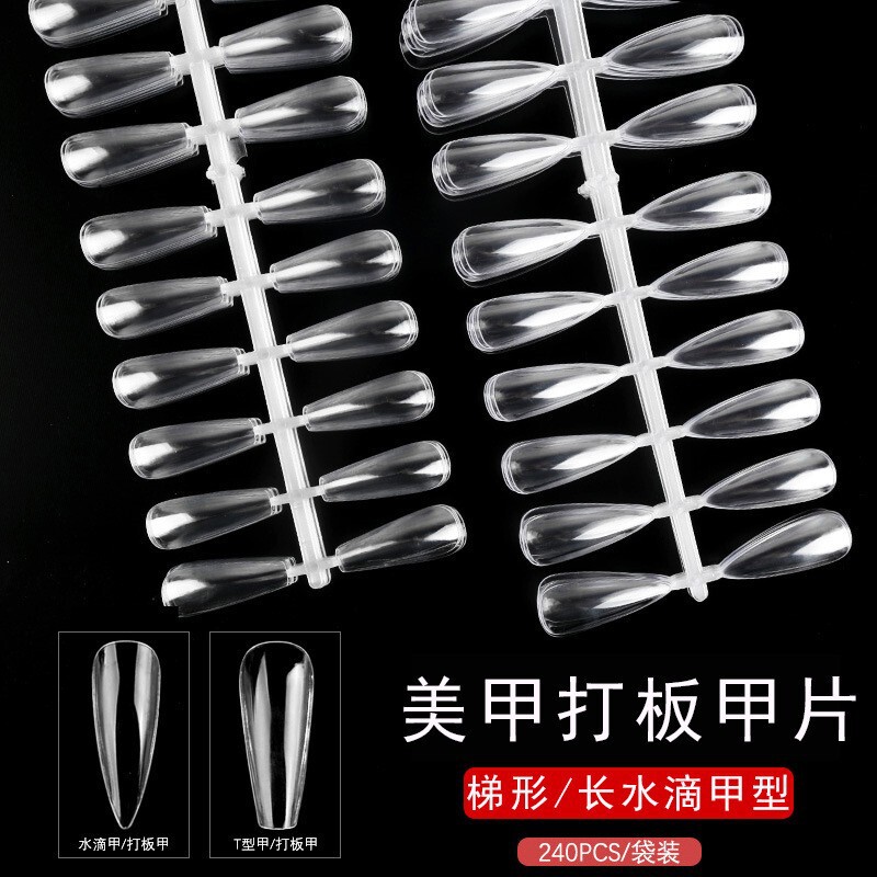 240 pieces of nail art display swatches in trapezoidal, teardrop, and pointed shapes for nail polish gel sample display and color card, suitable for beginners to practice 240 pieces of nail art display swatches in trapezoidal, teardrop, and pointed shapes for nail polish gel sample display and color card, suitable for beginners to practice