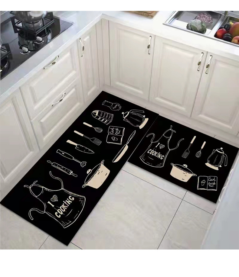 厨房垫,卡通地垫,吸水地垫,长条地垫,可爱脚垫