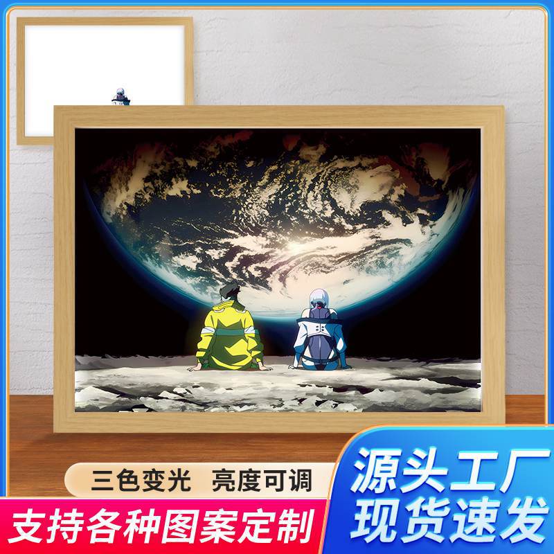 Cyberpunk Cross-Border City Street Scene Lighting Painting Bedroom Bedside Atmosphere Light Luminous Painting Creative Night Light Cyberpunk Cross-Border City Street Scene Lighting Painting Bedroom Bedside Atmosphere Light Luminous Painting Creative Night Light