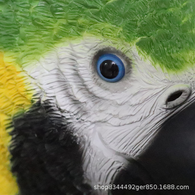 Nuevo loro cabeza cubierta colorido loro máscara de Halloween realista divertido vestir accesorios