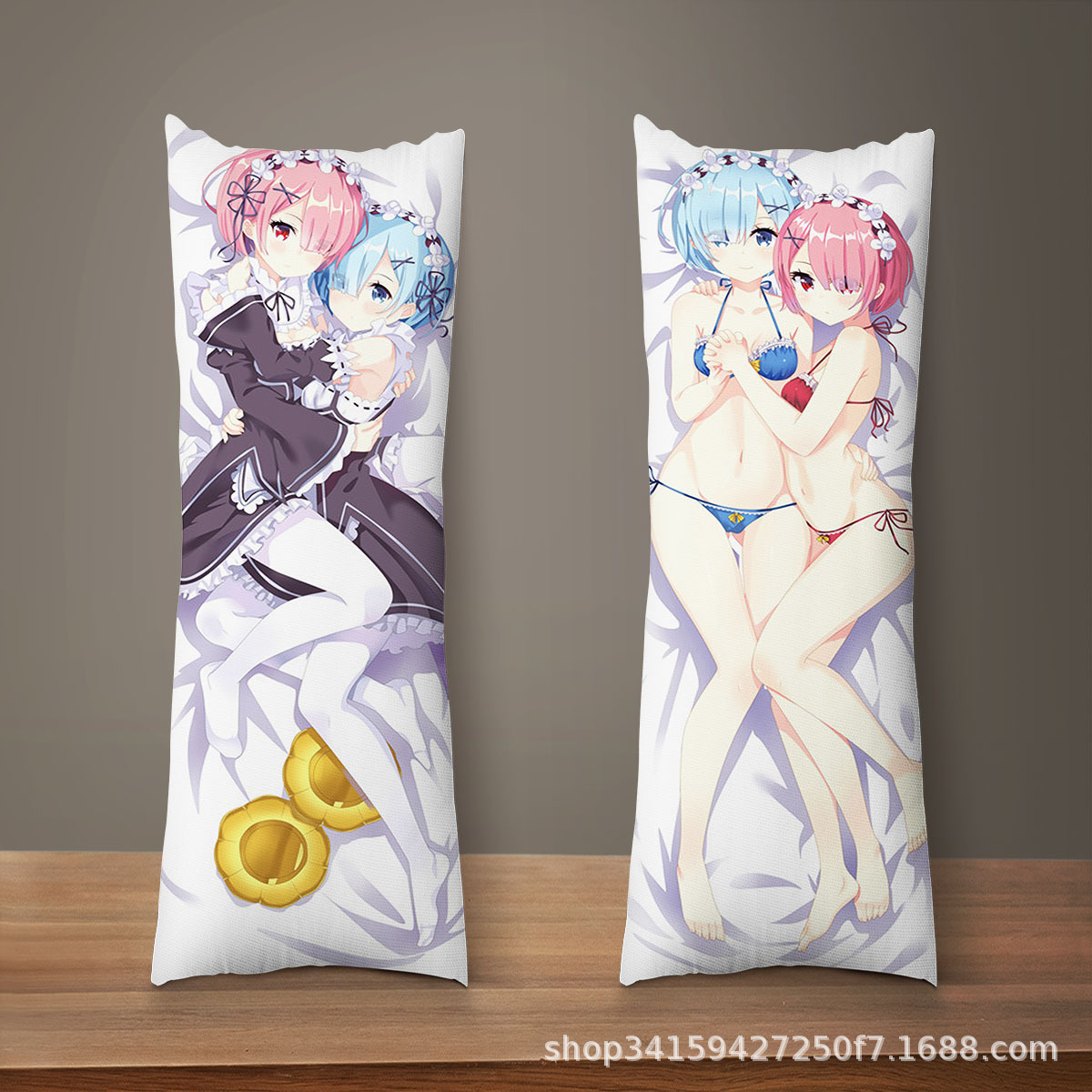 Rem Ram Ganzkörper-Humanoiden-Kissenbezug aus Re:Zero Anime Merchandise