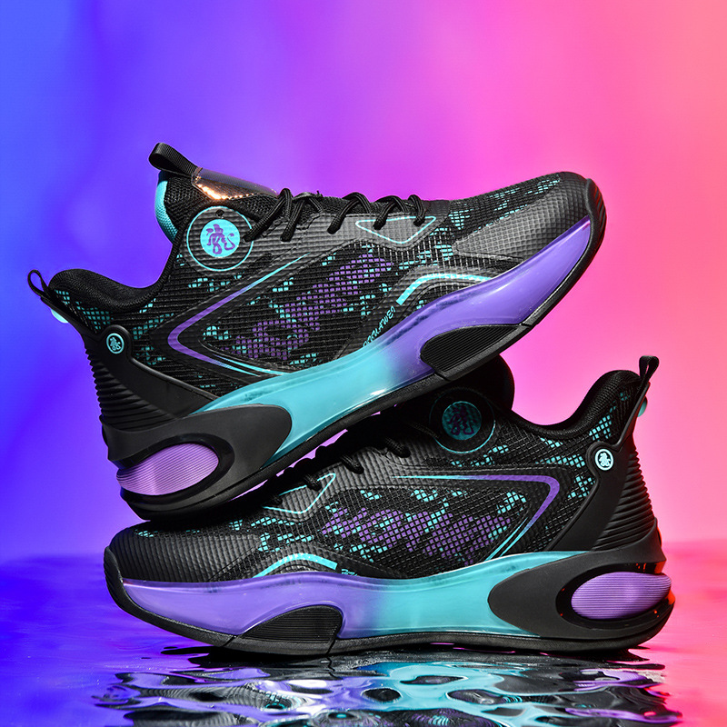 2025 nuevos zapatos de baloncesto de combate real antideslizantes antideslizantes resistentes al desgaste para jóvenes, zapatos deportivos transpirables casuales de todo fósforo para hombres y mujeres