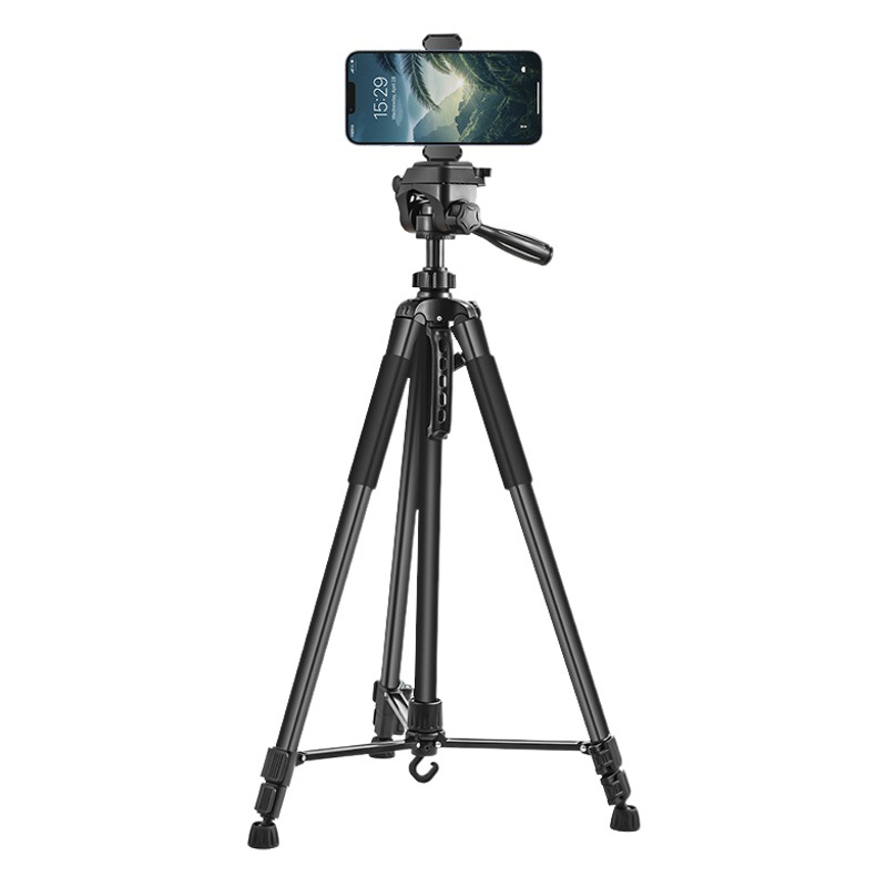 Soporte de teléfono móvil de una pieza trípode de disparo de cámara soporte de luz de relleno en vivo soporte de luz de pesca de monitor láser al aire libre