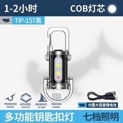 新款迷你照明灯户外随身带钥匙扣手电口袋照明灯聚泛光ABS手电筒