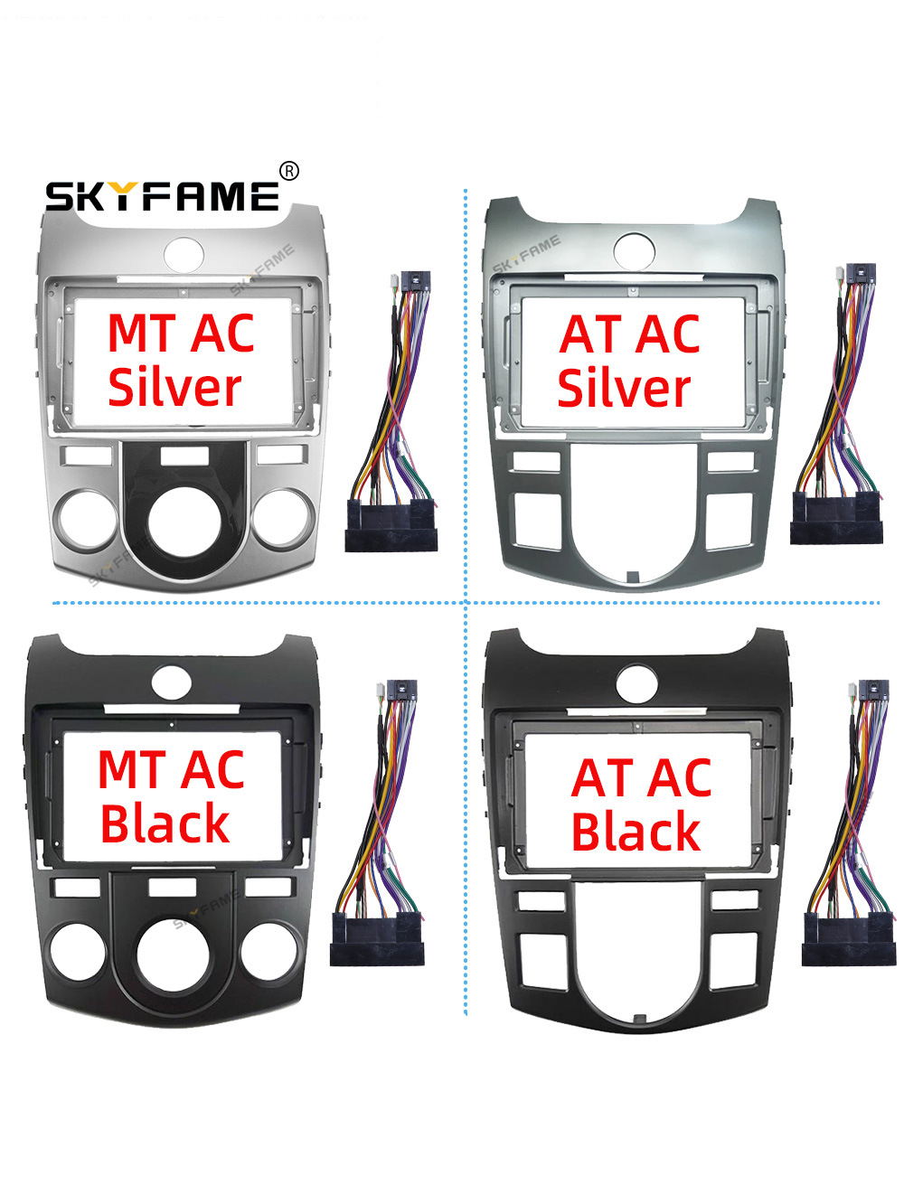 Variety Frame Set Suitable For09-17 Kia Cerato Automatic/manual Large Screen Navigation Panel Frame Line