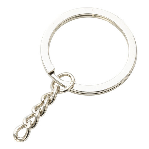 diy jewelry accessories handmade materials four-section chain electroplating key ring toy key ring hanging chain manufacturer wholesale